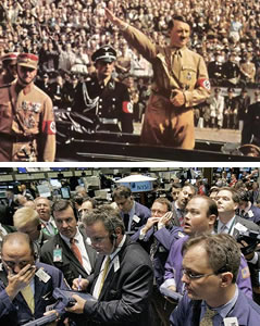 Adolfo Hitler, el emergente más peligroso de la crisis de 1929.<br>Brokers Bolsa de Nueva York 2008