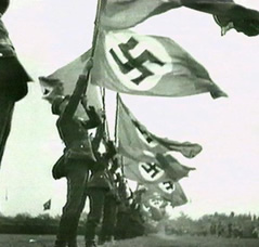 Fotograma de El triunfo de la voluntad, 1934.