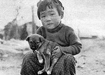 Niño de Hiroshima.