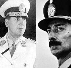 Dos rostros contrapuestos del ejército argentino.