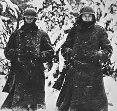 Centinelas alemanes al oeste de Moscú, noviembre de 1941